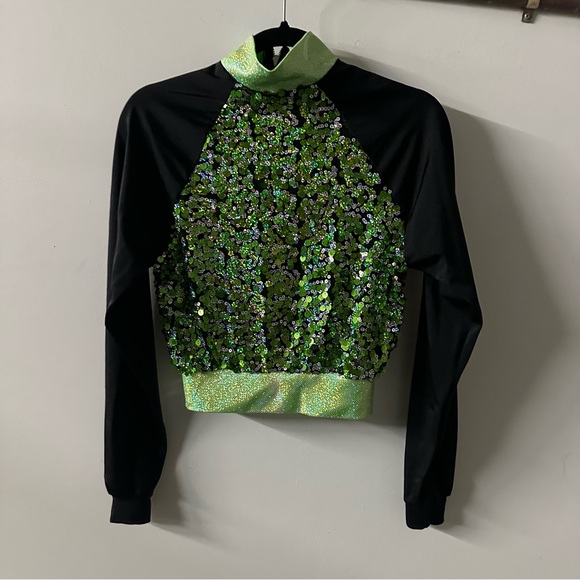 Sequin Green and Black Women's Jacket. St Patrick’s Day! - Picture 1 of 4